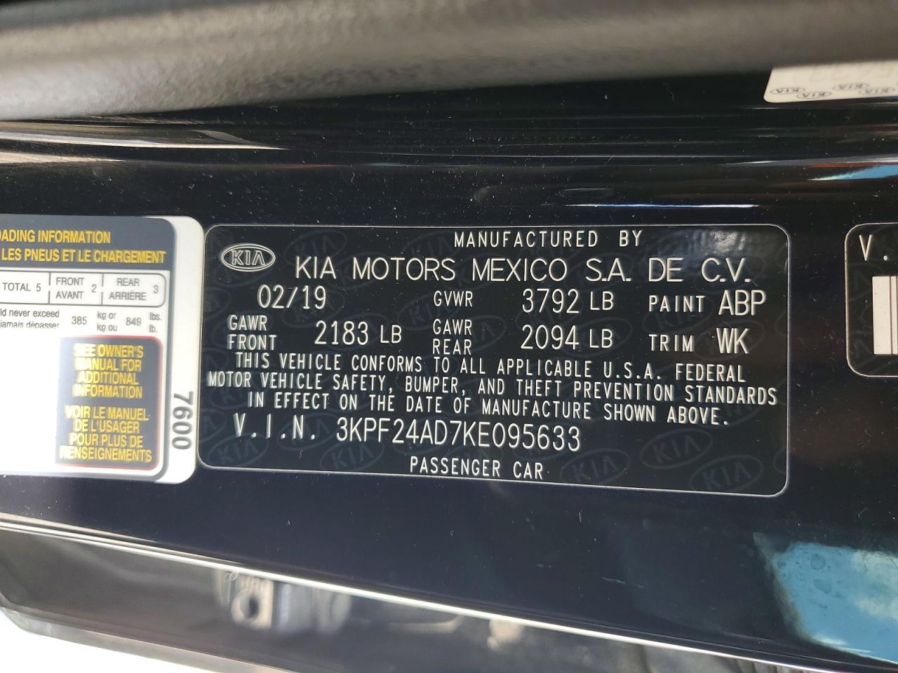 Kia Forte Fe
