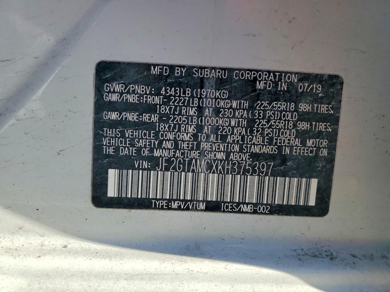 Subaru Crosstrek Limited