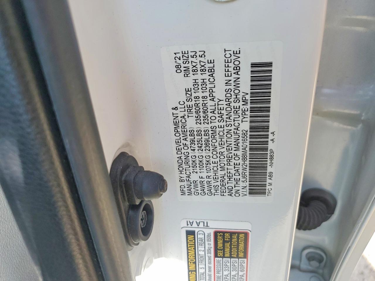 Honda Crv Exl