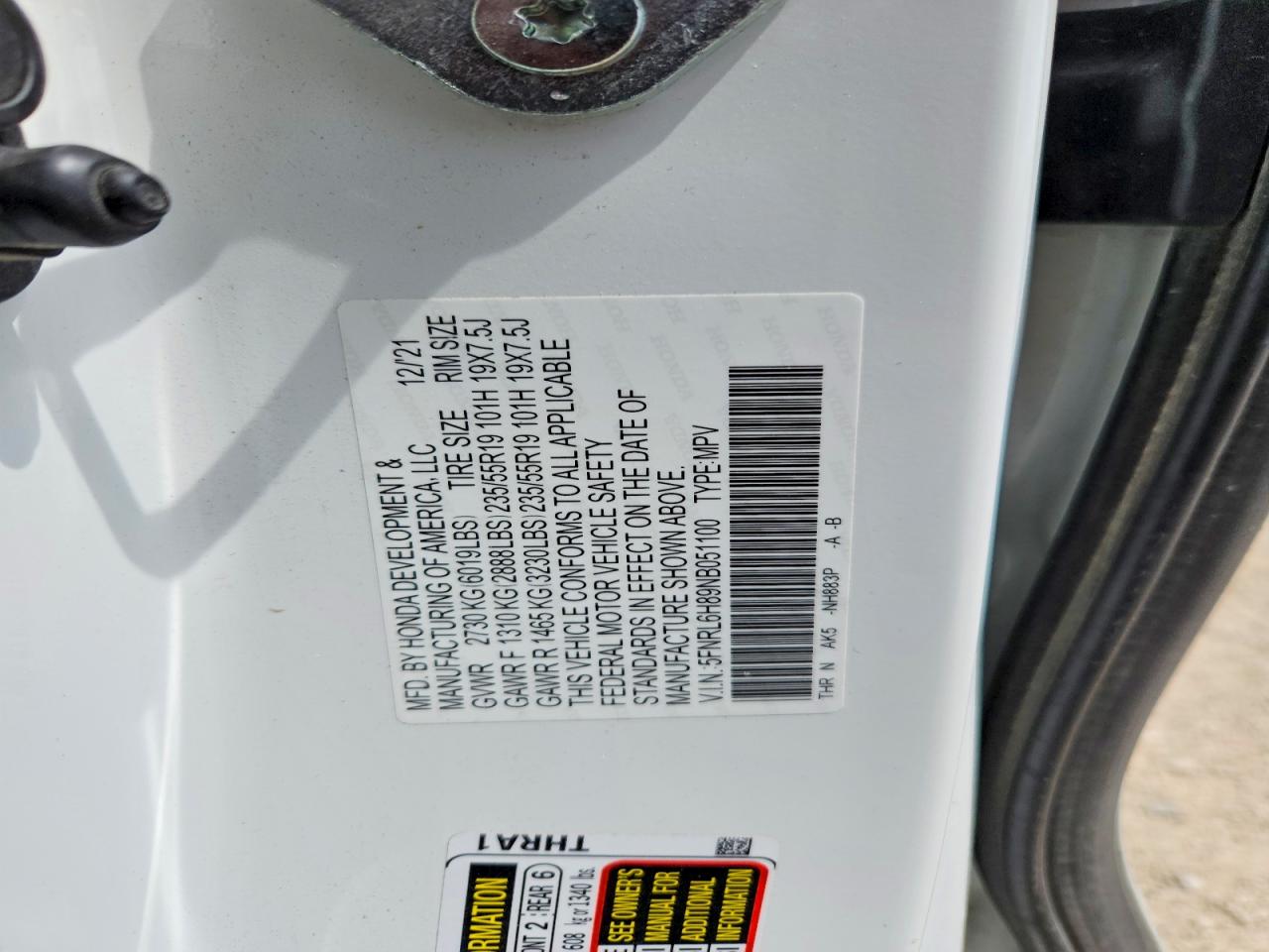 Honda Odyssey Touring