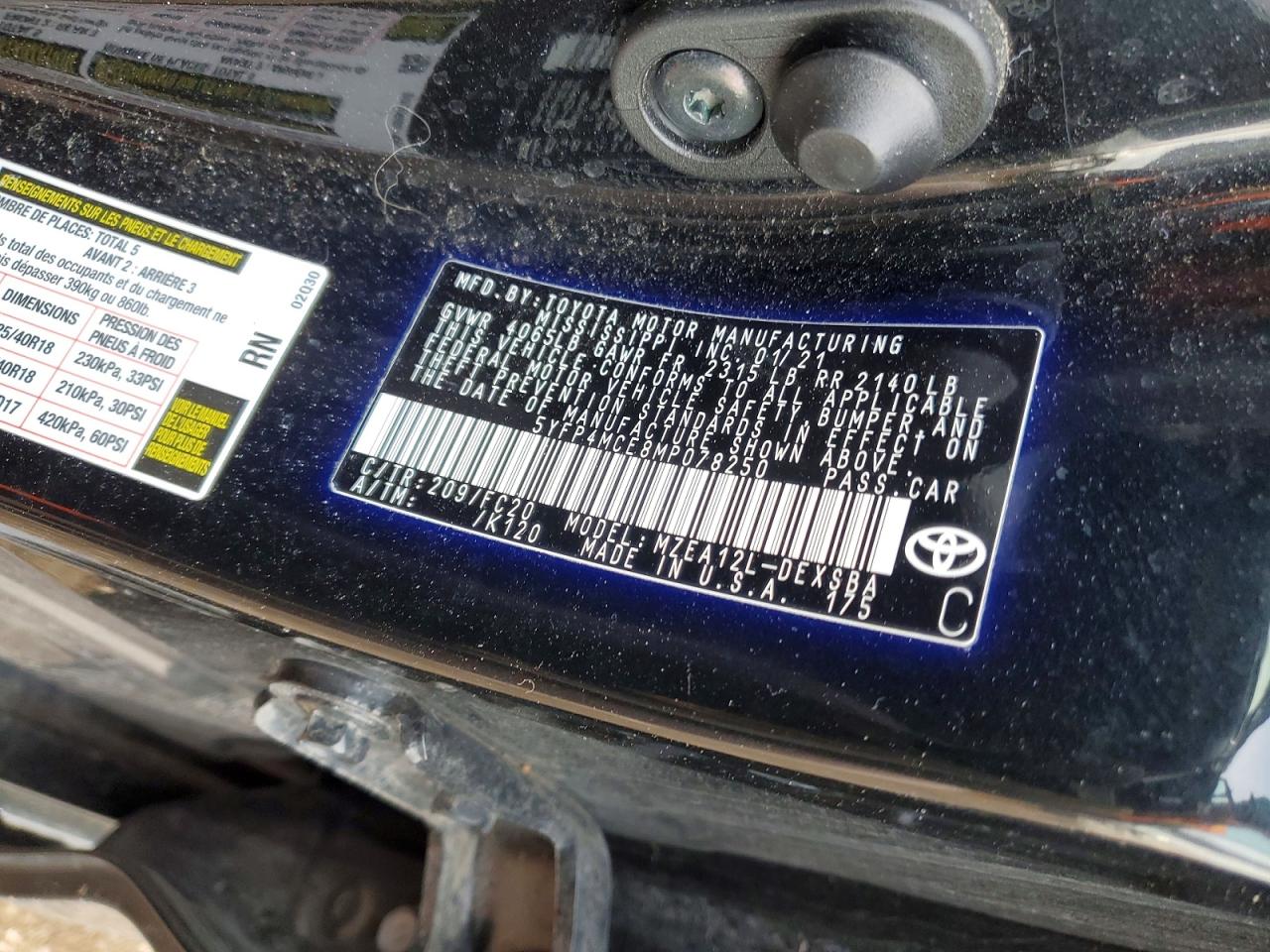 Toyota Corolla Se