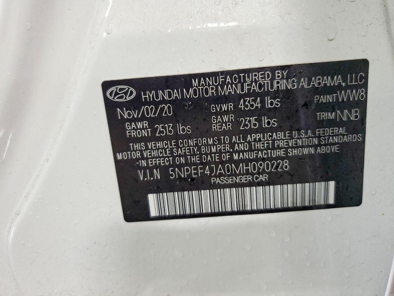 Hyundai SONATA Sel