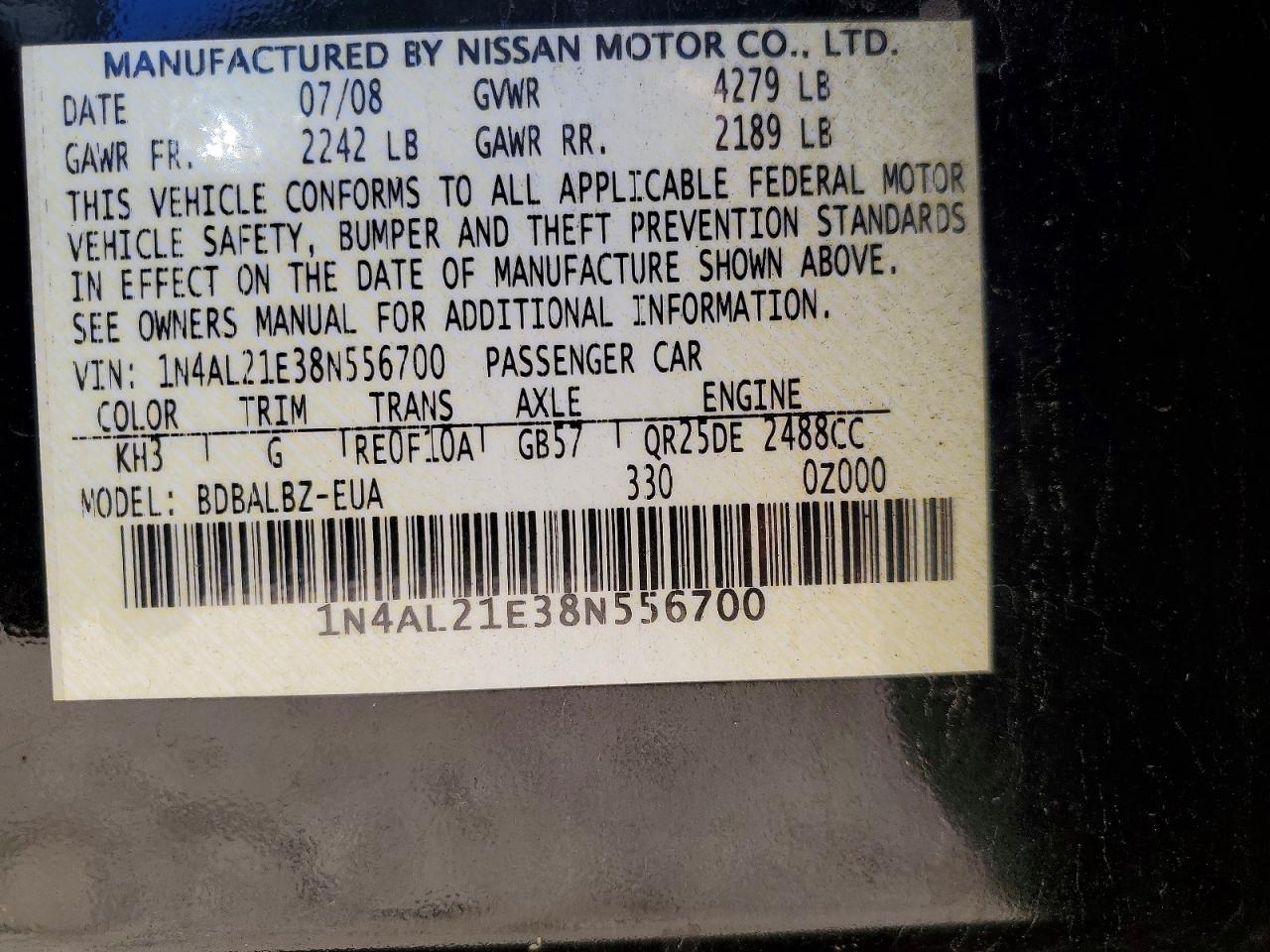 Nissan Altima 2.5