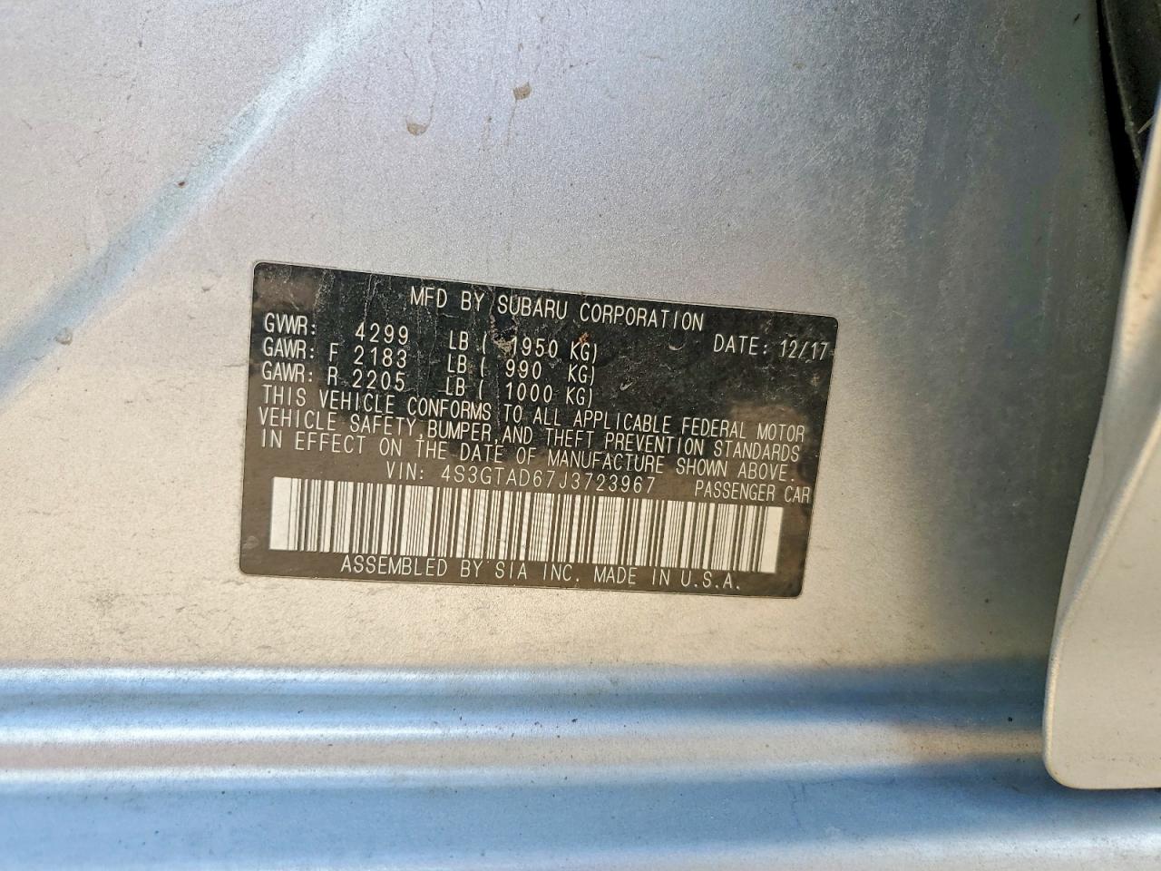 Subaru Impreza Premium Plus