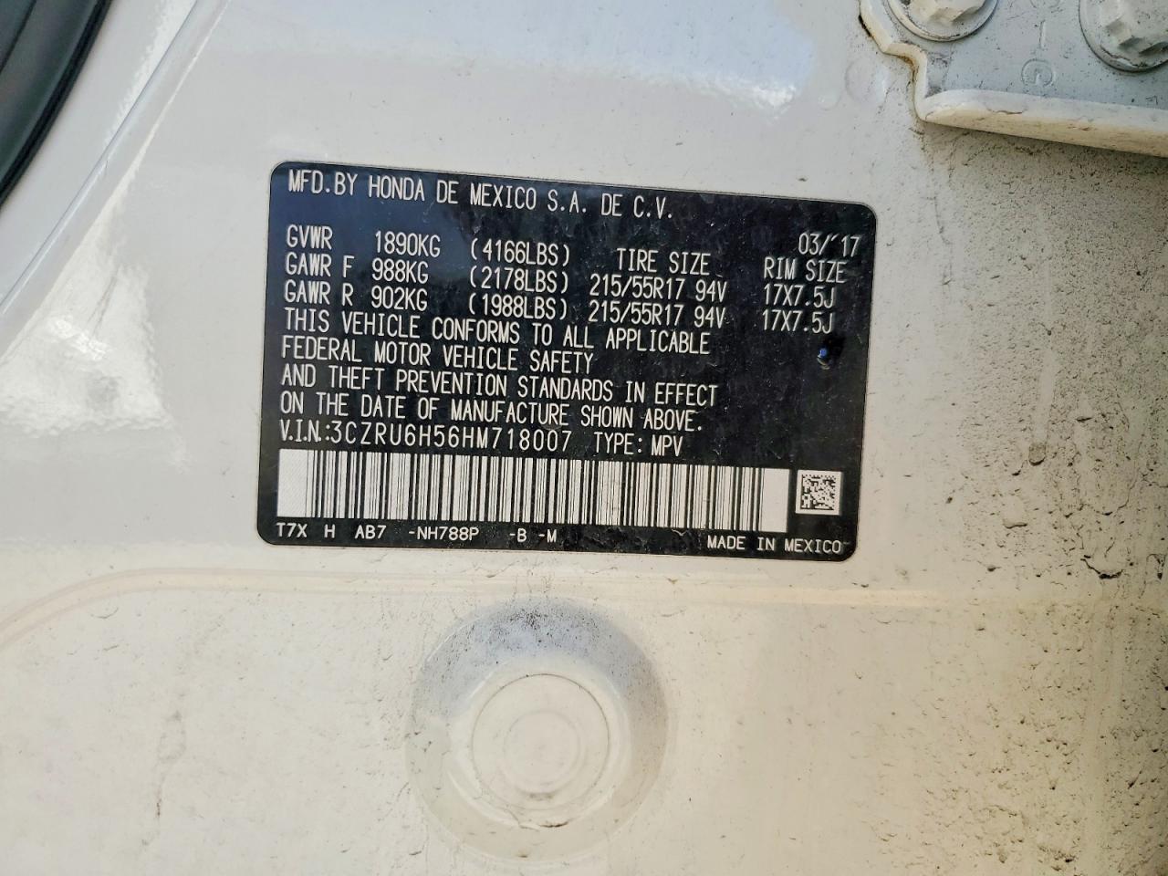 Honda HR-V Ex