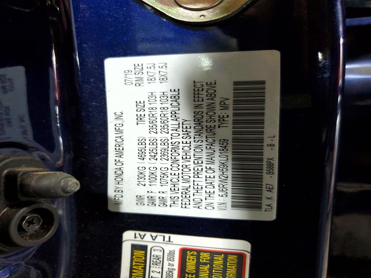 Honda Crv Ex