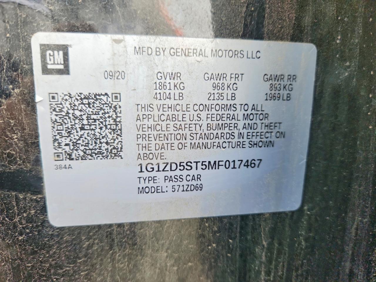 Chevrolet Malibu Lt