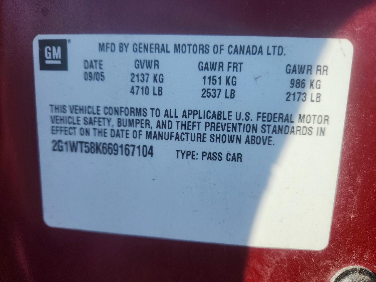 Chevrolet Impala Lt