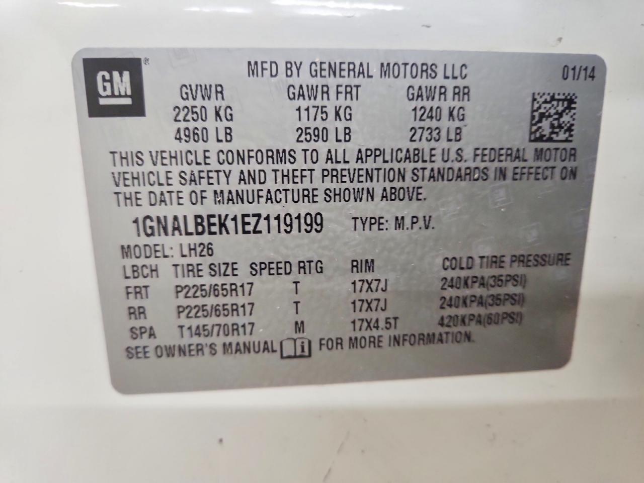 Chevrolet Equinox Lt