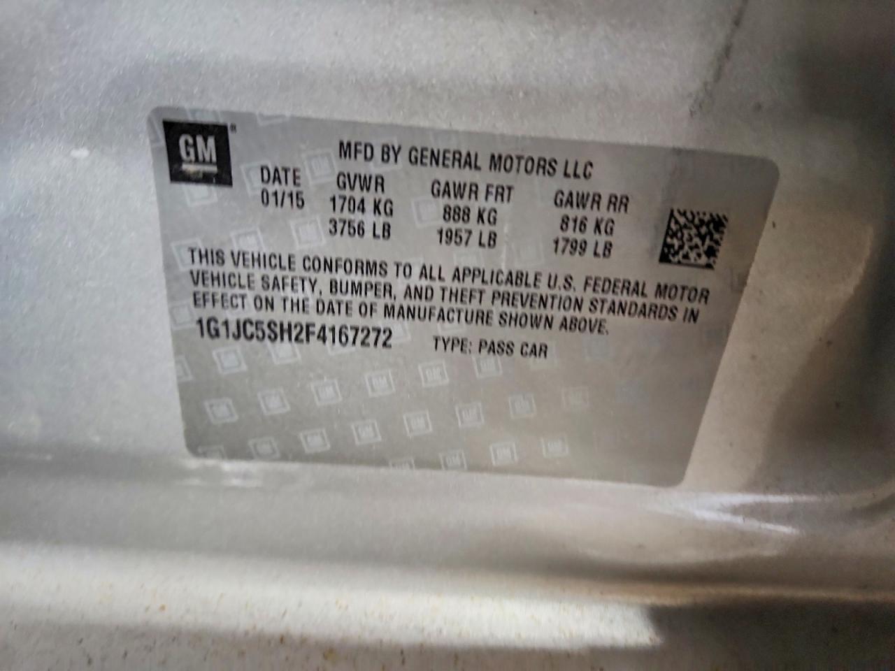 Chevrolet Sonic Lt
