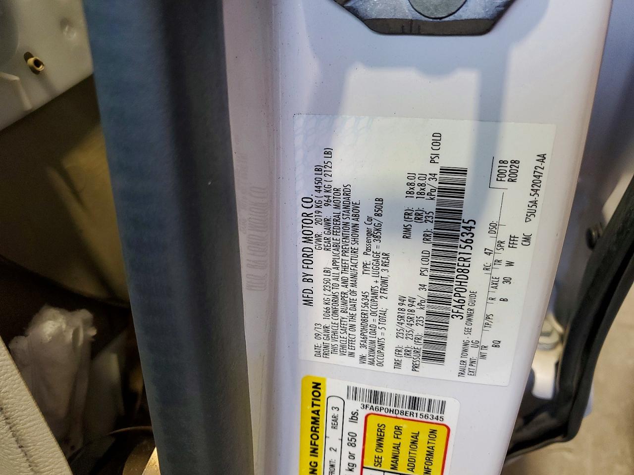 Ford Fusion Se