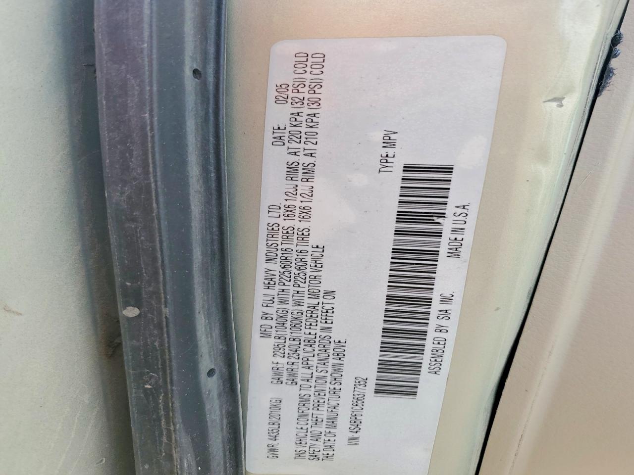 Subaru Legacy Outback 2.5i