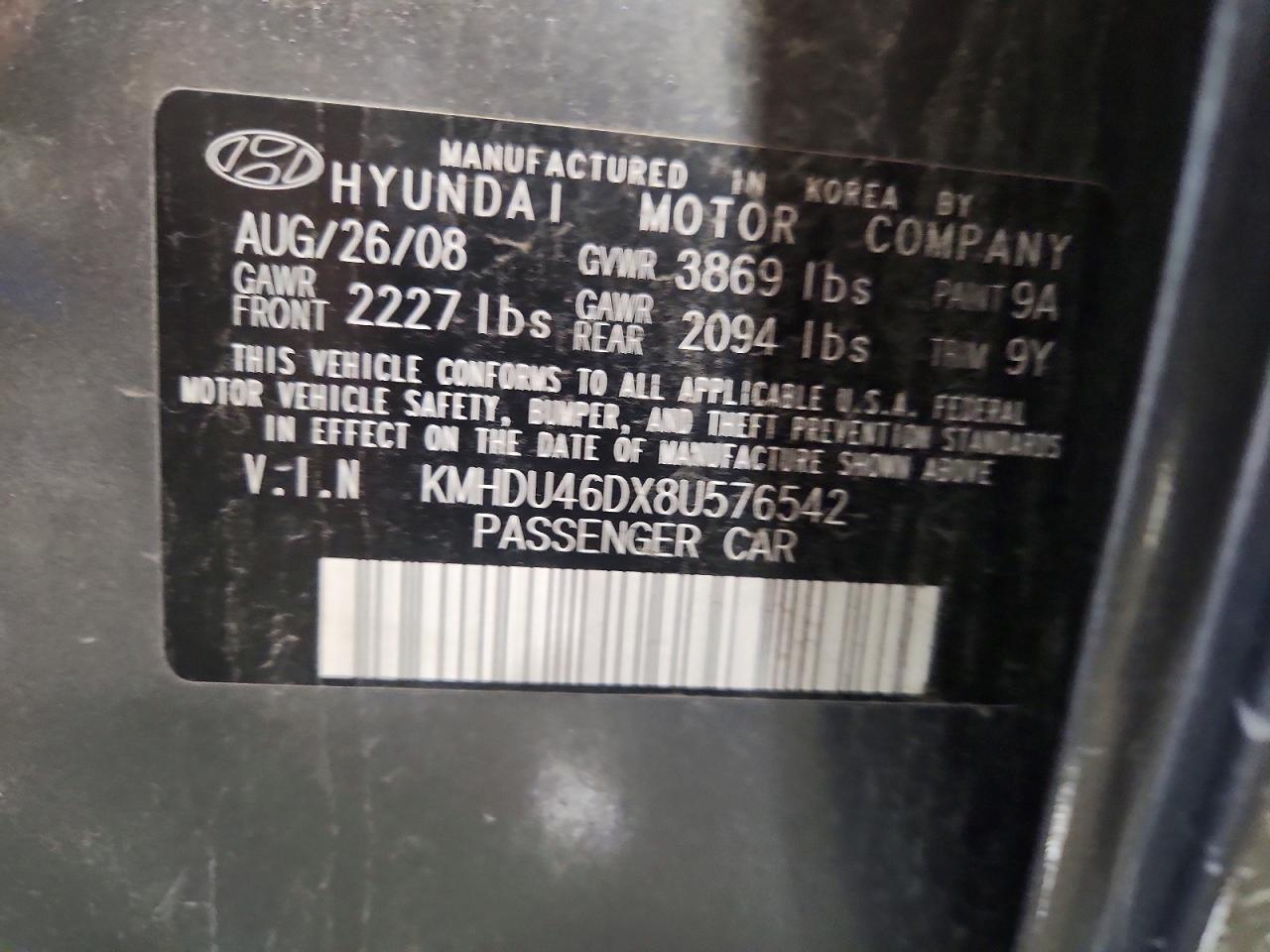 Hyundai ELANTRA Gls