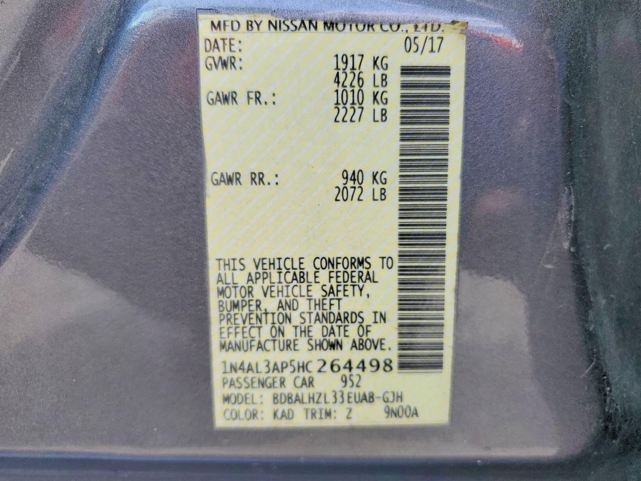 Nissan Altima 2.5 Sr