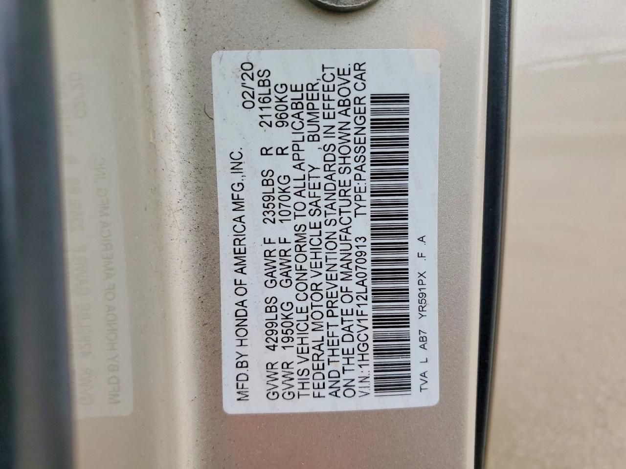 Honda Accord Lx