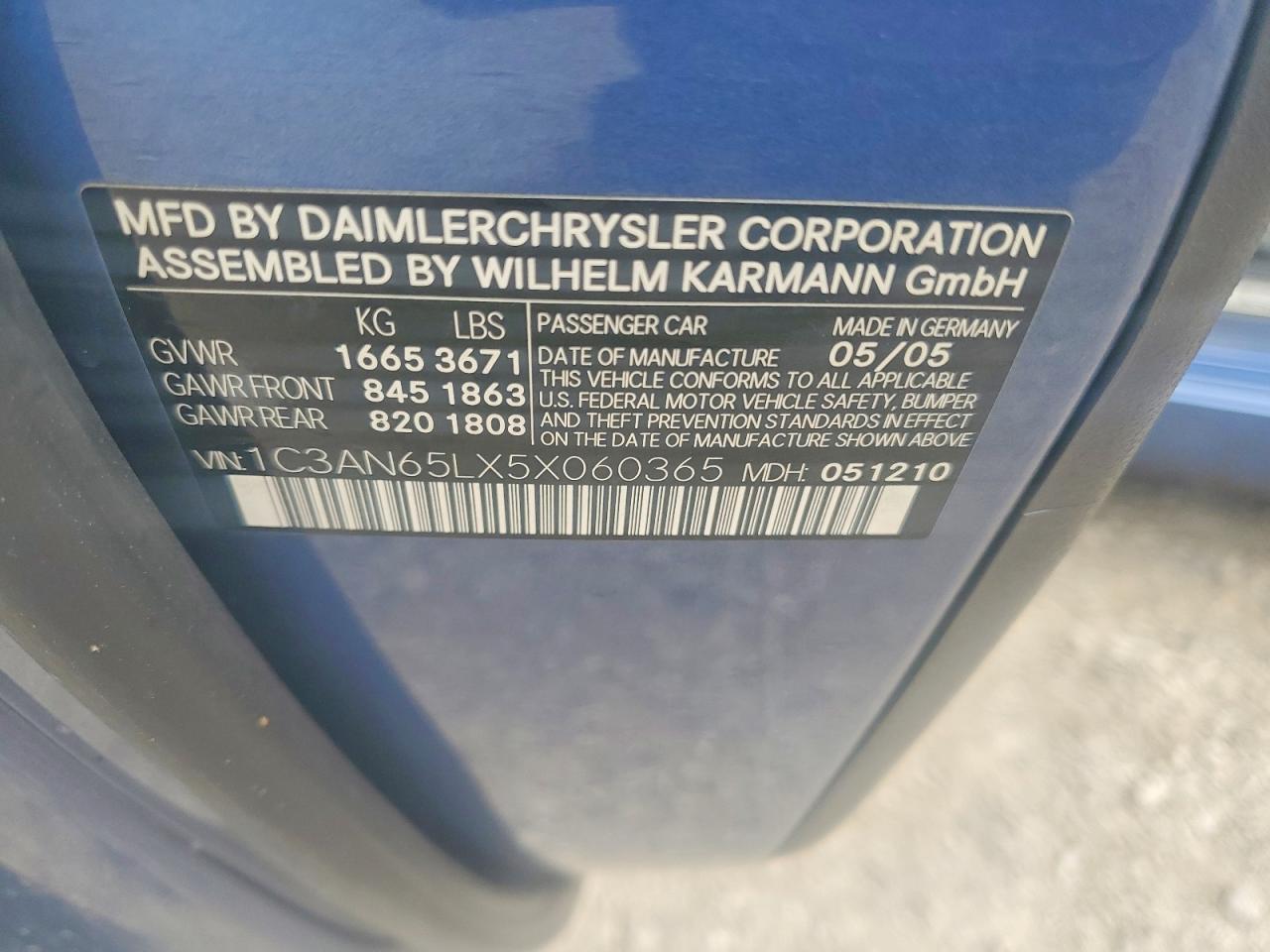 Chrysler Crossfire Limited