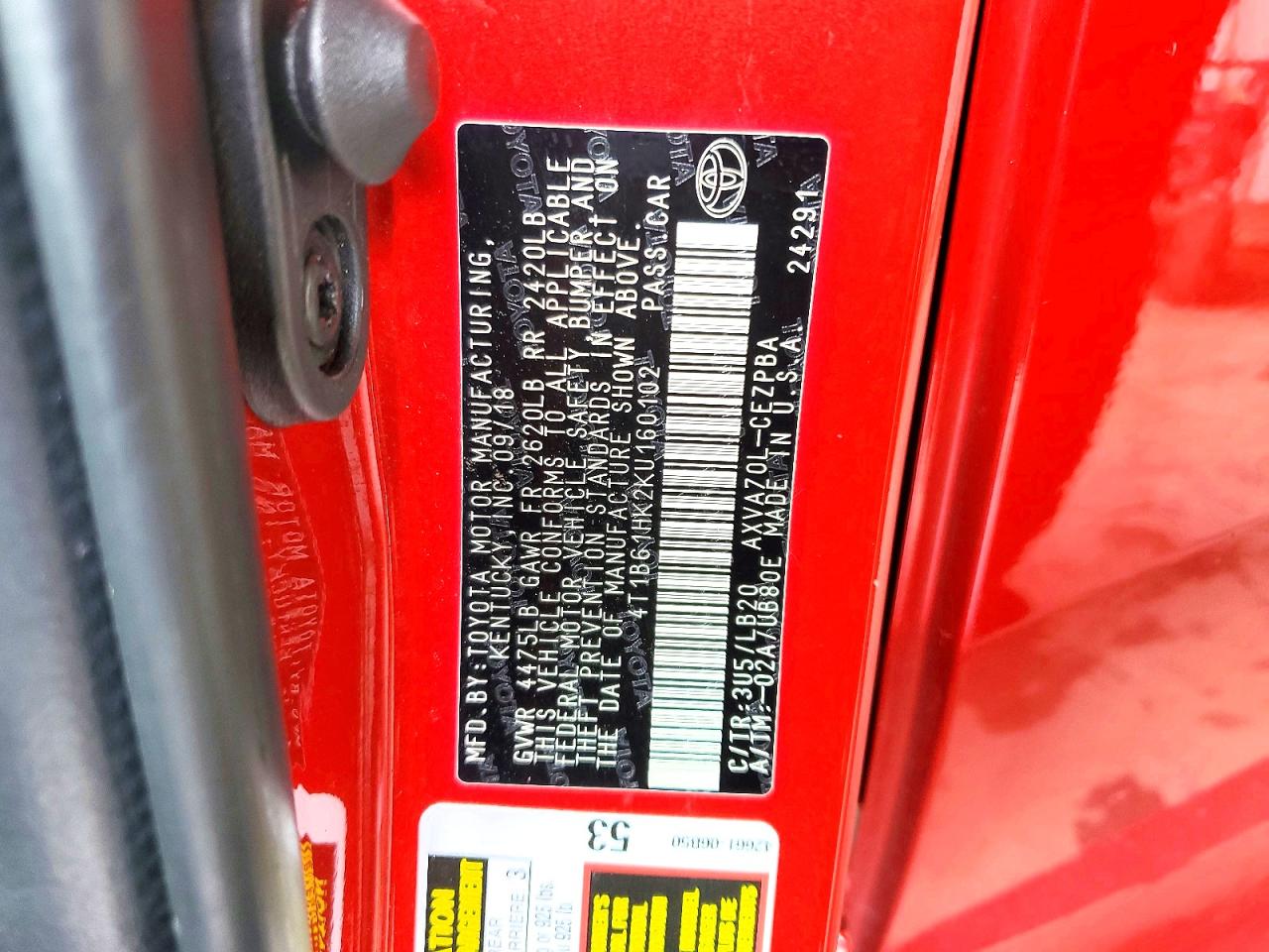 Toyota Camry Xse