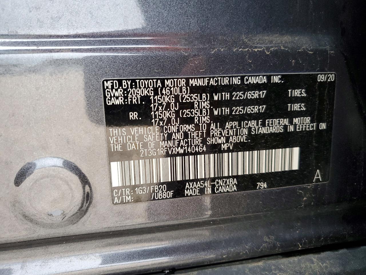 Toyota RAV4 Le