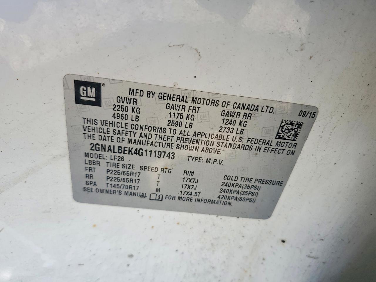 Chevrolet Equinox Ls
