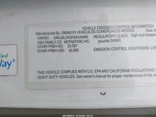 Freightliner Cascadia 125
