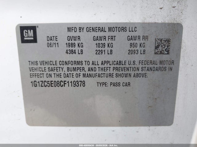 Chevrolet Malibu 1lt