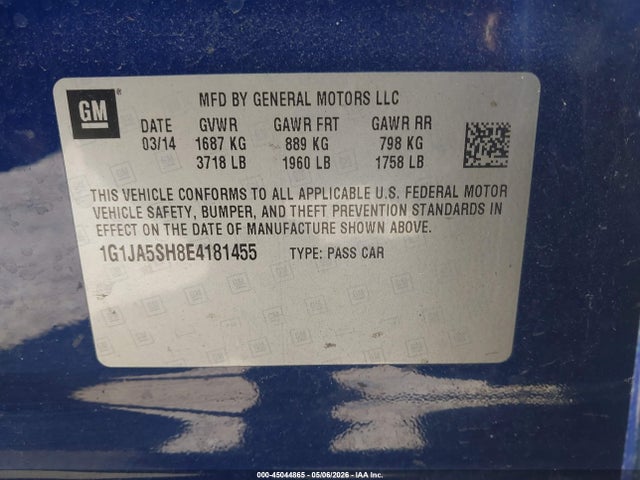 Chevrolet Sonic Ls Auto