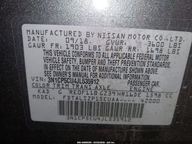 Nissan Kicks Sv