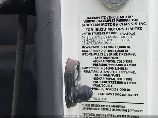 Isuzu Npr Gas Reg
