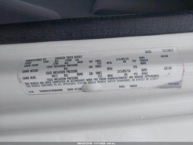 Isuzu Npr Gas Reg