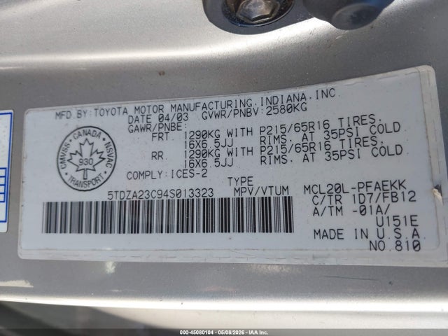 Toyota Sienna