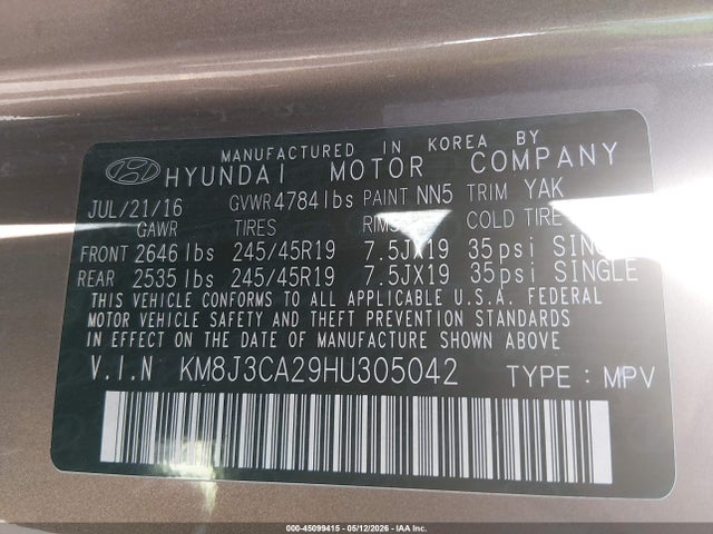 Hyundai TUCSON Limited