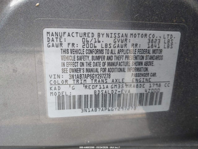 Nissan Sentra Sv