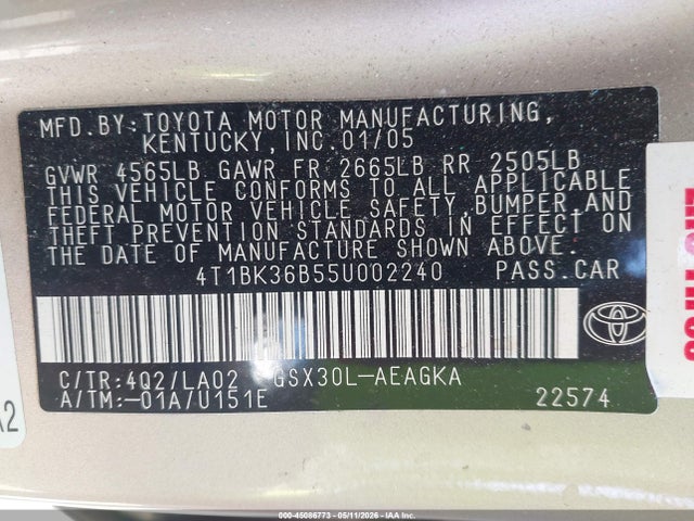 Toyota Avalon Xls