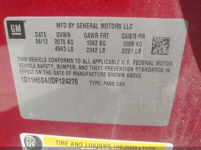Chevrolet Malibu 1lz