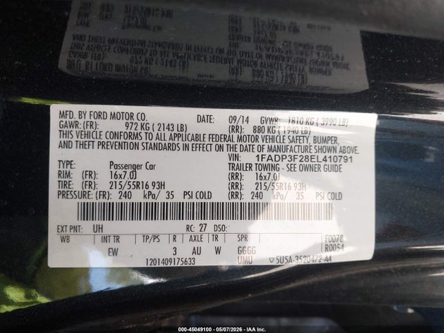 Ford Focus Se