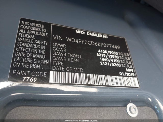 Mercedes-Benz Sprinter 2500 Standard Roof V6