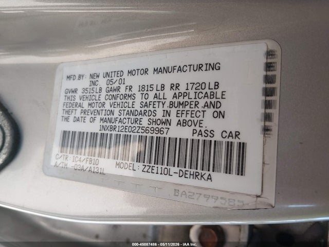 Toyota Corolla Ce