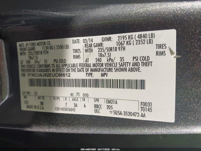 Ford Escape Titanium