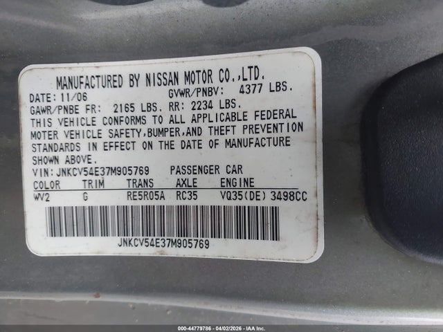 INFINITI G35