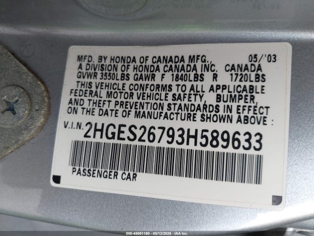Honda Civic Ex