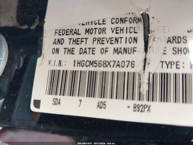 Honda Accord 2.4 Ex