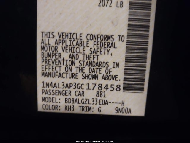 Nissan Altima 2.5 S