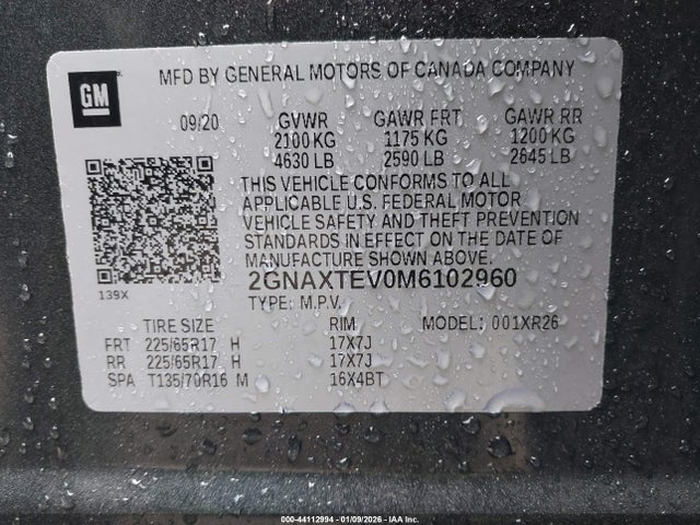 Chevrolet Equinox Awd 2fl