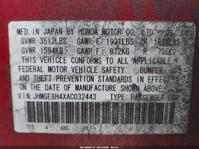 Honda Fit Sport