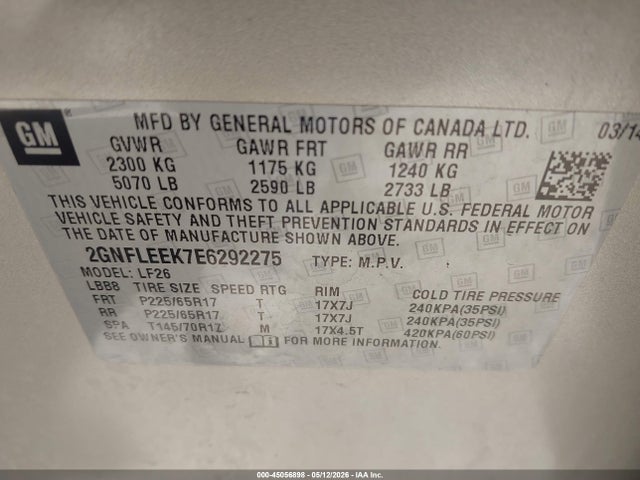 Chevrolet Equinox Ls