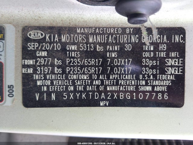 Kia Sorento Lx V6