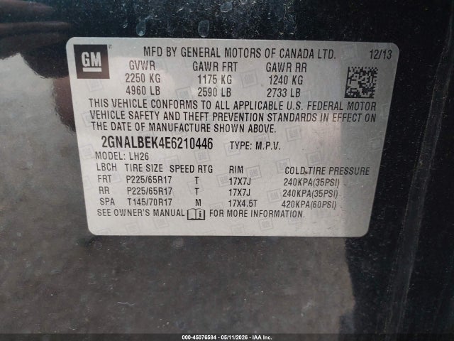 Chevrolet Equinox 1lt
