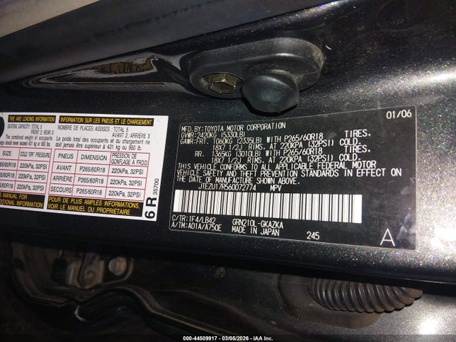 Toyota 4Runner Limited V6