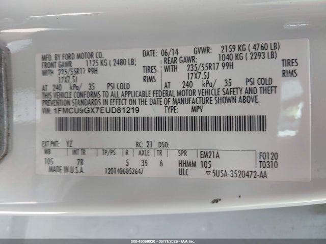 Ford Escape Se