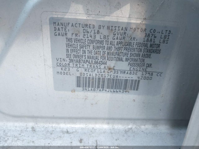 Nissan Sentra Sv